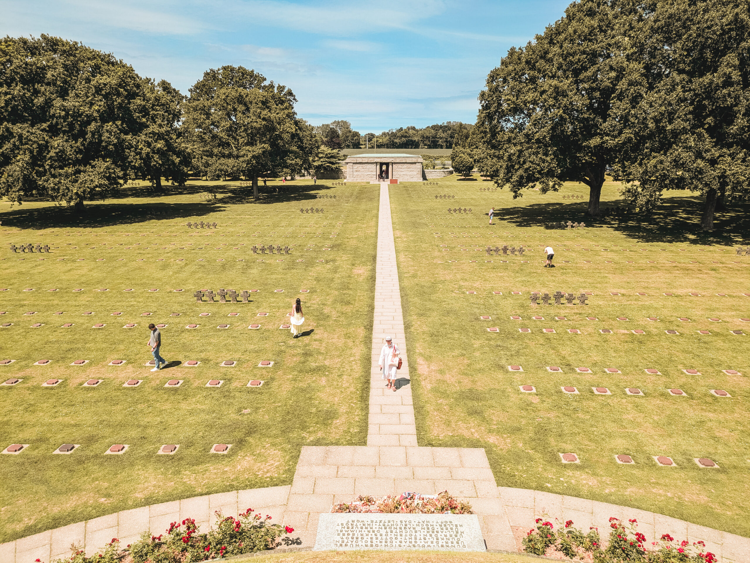 Le cimetière allemand de La Cambe